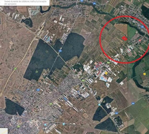 Vanzare/ schimb teren Afumati la nod centura (Autostrada A0) comercial