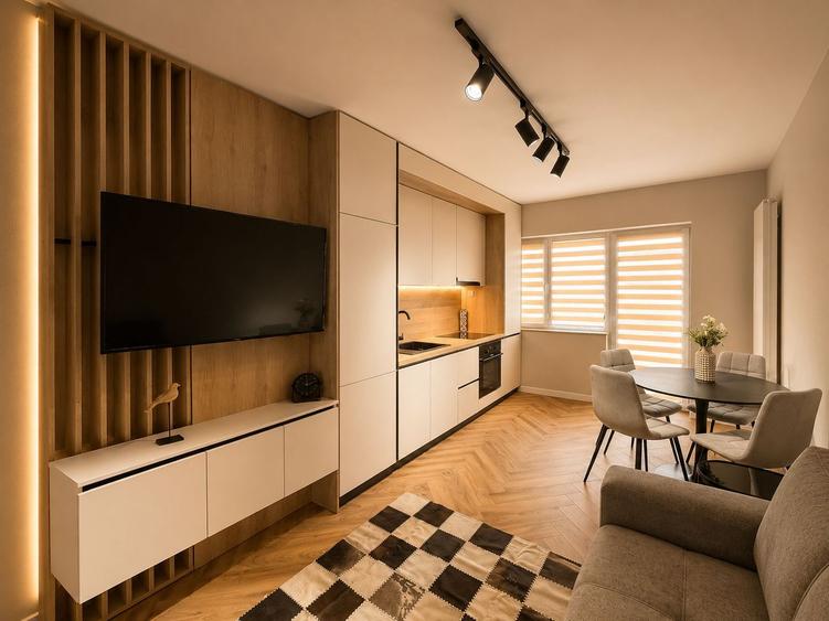 Apartament 3 camere, finisat mobilat, 56 mp, Floresti zona Terra