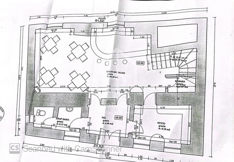Casa individuala in zona centrala, P + 3 , pretabil pentru investitii.