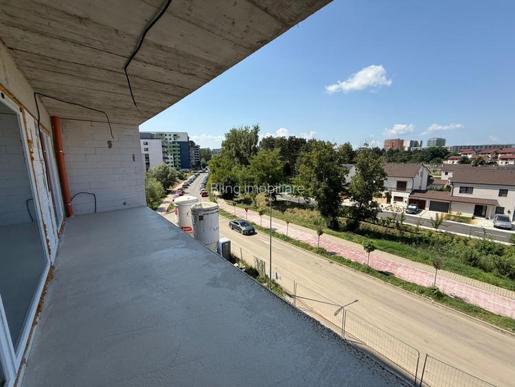 Apartament 2 camere, 58 mp, semifinisat, terasa 20 mp, zona Soporului - 9