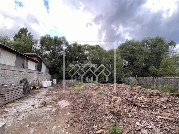 Teren 1.186 mp cu 5 cladiri & curent trifazic | Gura Raului, Sibiu | - 5