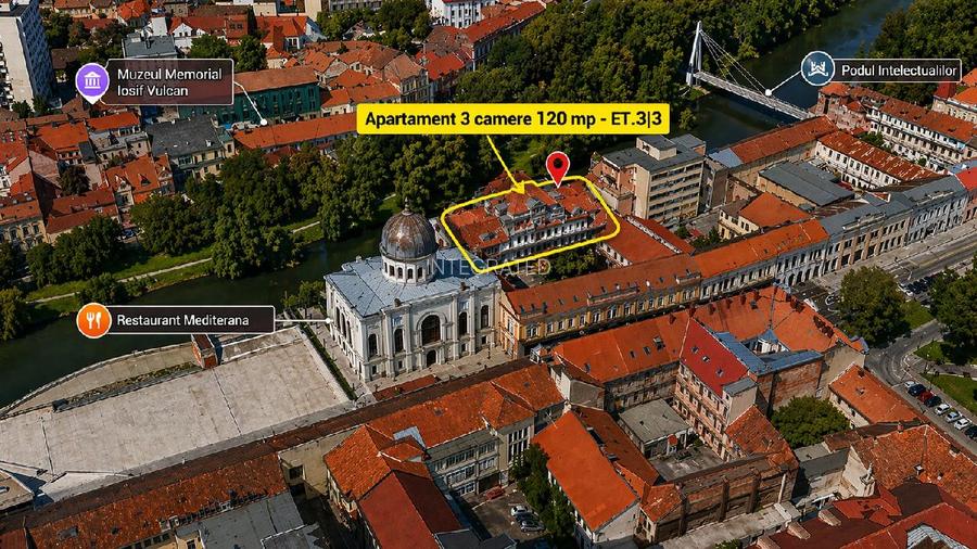 Zona Centrala - Apartament 3 camere 120 mp - ET.3|3, Oradea - 2