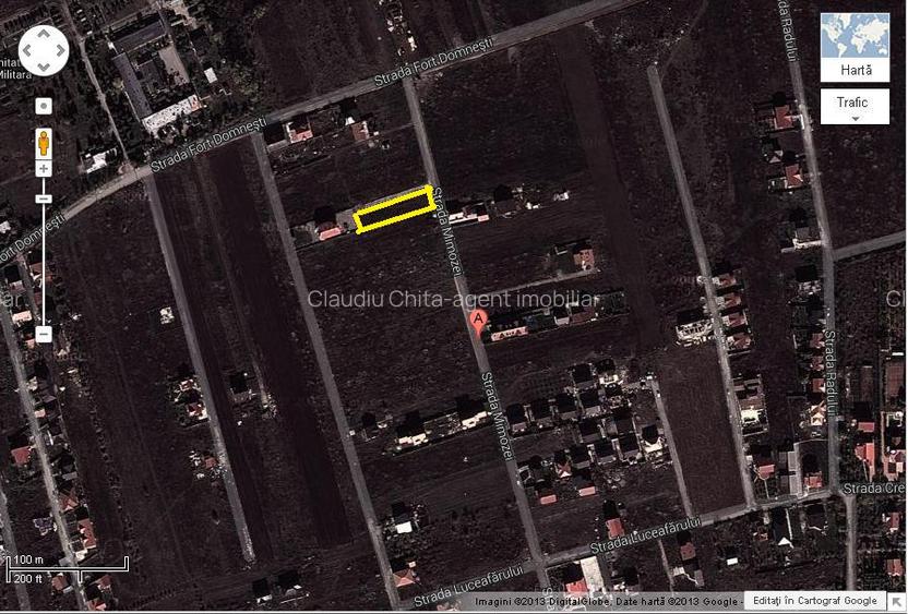 Domnesti-Ilfov,Str. Radului-Mimozei,teren constructii-case-vile cu uttilitati - 4