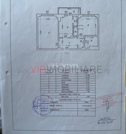 Apartament 2 camere de vânzare 5 minute metrou Mihai Bravu - 9