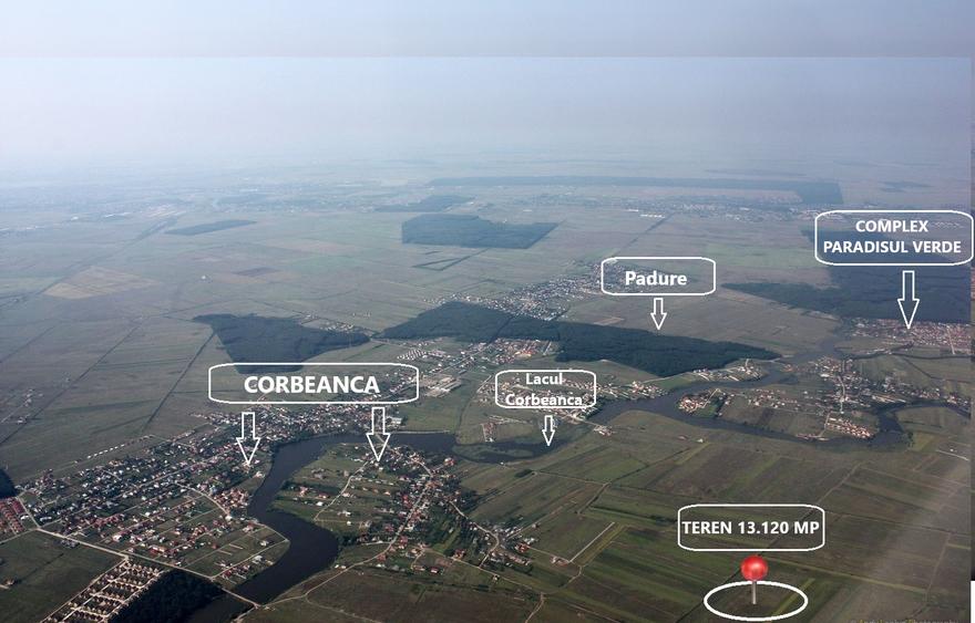 Proprietar - Teren Corbeanca - Suprafata 13.124 MP - Ideal Investitie