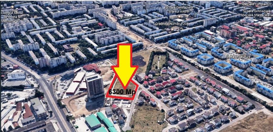 Vanzare 6300 mp teren Sector 6 langa metrou Valea Ialomitei cu 600 Euro/mp