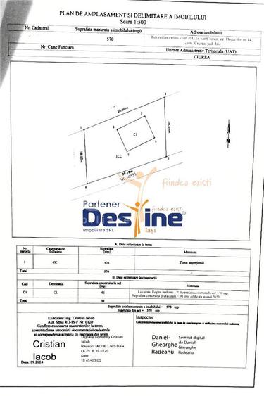 Casă individuală 3 camere 75 mp P+POD 570 mp teren - 2