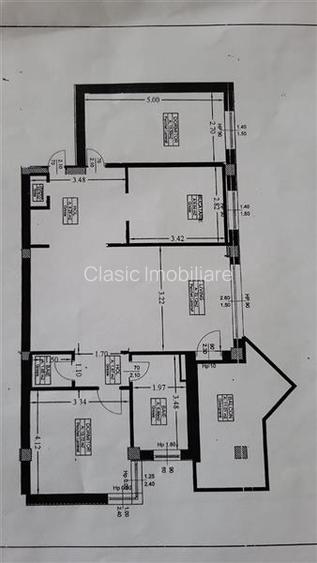 Inchiriere apartament 3 camere modern zona Centrala- Hotel Meridian Calea Turzii - 12