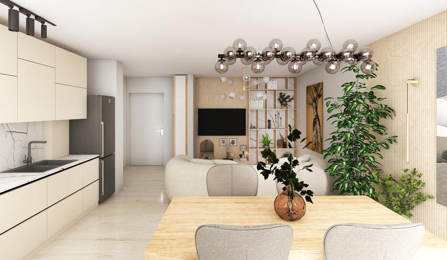 Apartament 2 camere 49,5 mp + balcon - finisat la cheie - parcare proprie