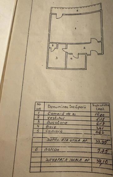 Garsoniera decomandata , bloc mixt 1982,statie de metrou Aparatorii Patriei