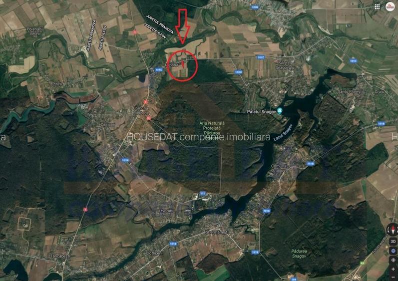 Vanzare teren intravilan Ciolpani, 1500 mp, toate utilitatile - 5