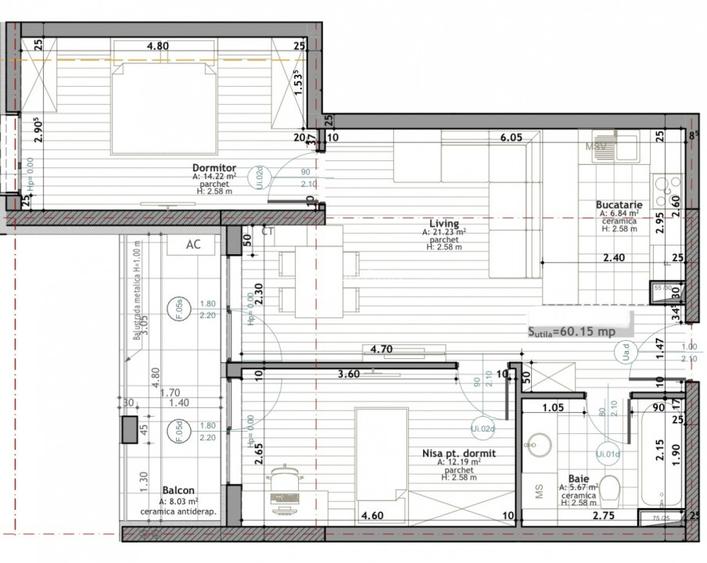 Apartament 3 camere Scala Frunzisului, investitie cu randament imediat - 9