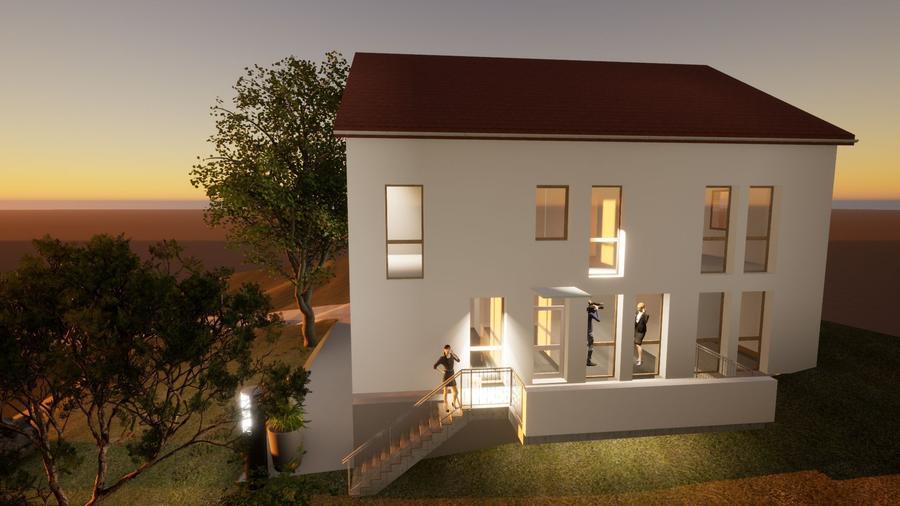 Casa noua , D+P+E+M, cu 5 camere, garaj dublu, in Dambu Rotund!