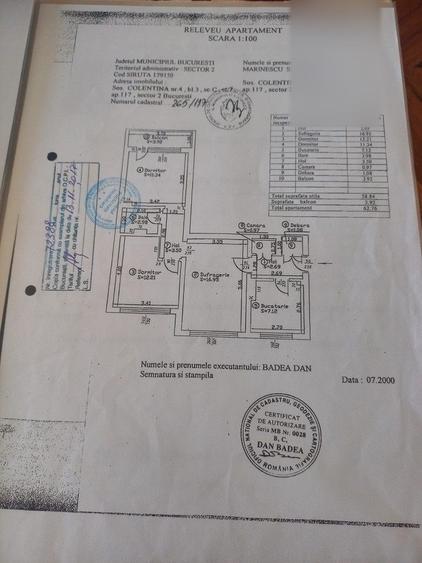 Apartamaent 3 camere zona Obor