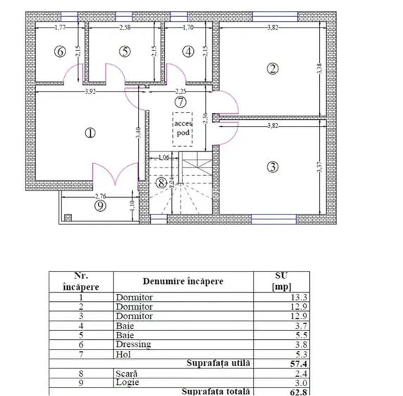 Casa 4 Camere Duplex | Otopeni | Aproape Aeroport | Toate Facilitatile - 16