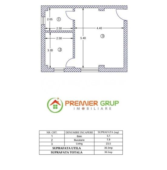 Spatiu de birouri 36mp, Galata Platou, CT, AC