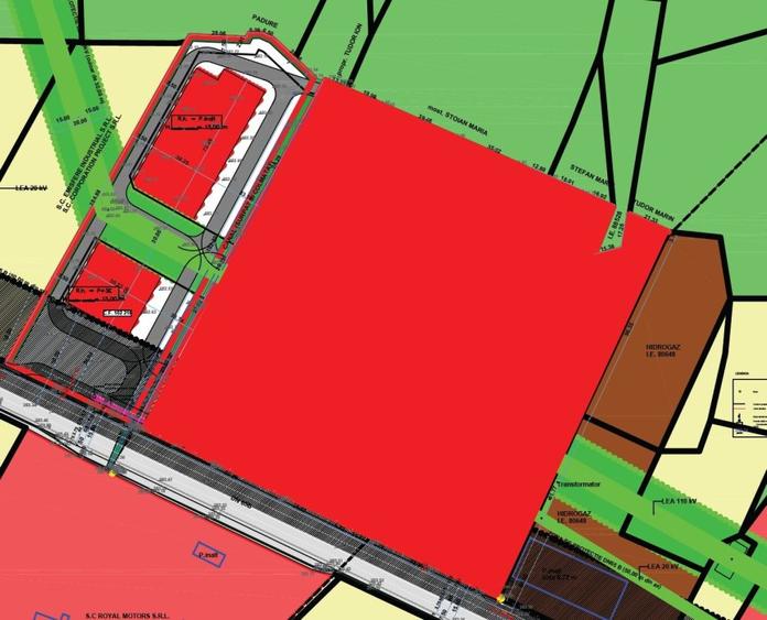 Teren in zona comerciala | Vama Pitesti | S: 12.000 mp | Deschidere 65m | Autos