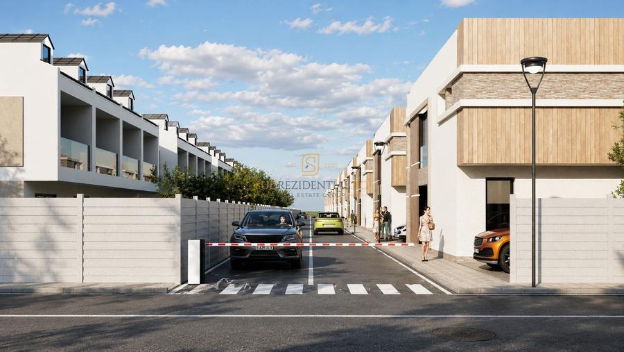 Vila moderna tip duplex, 4 camere, ansamblu privat cu loc de joaca