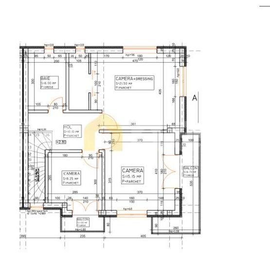 Casă duplex cu 3 dormitoare, 2 băi și curte privată, Florești