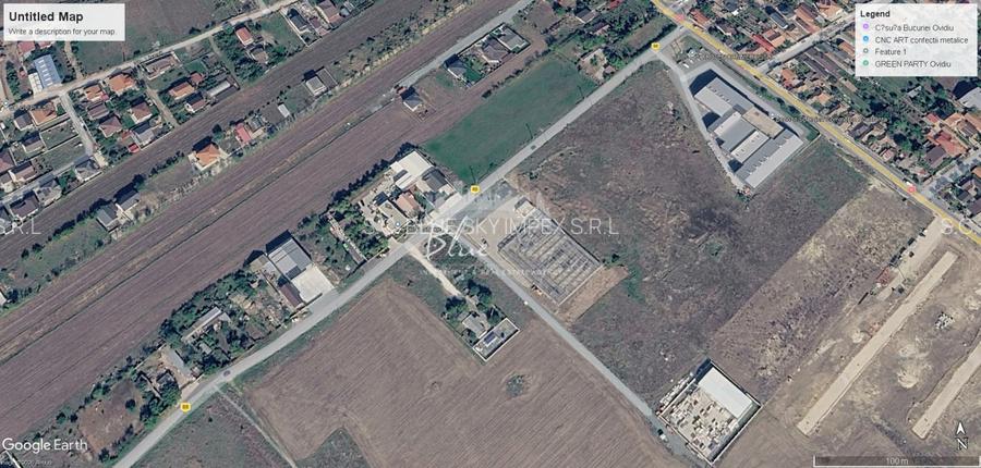 Teren intravilan 3.000 mp – Ovidiu, Varianta către Poiana - 3