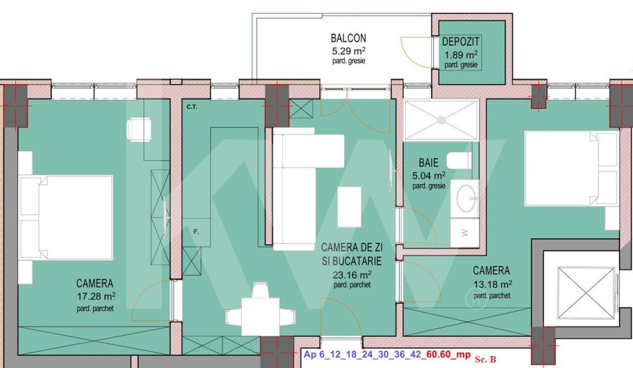 Apartament 3 camere - zona Dedeman Sibiu