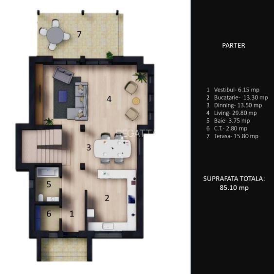VILA MEDITERANEANA INDIVIDUALA IN MINICOMPLEX DE 5 VILE - 19