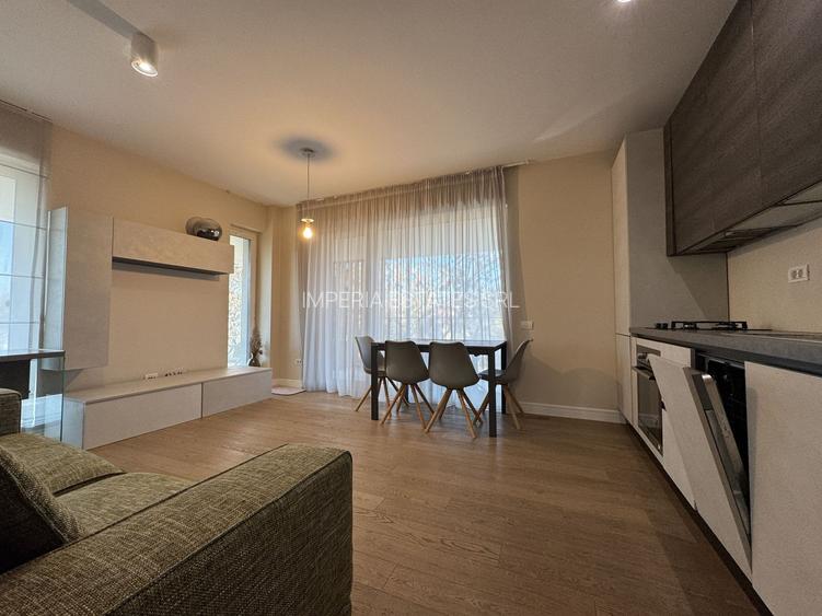 Apartament mobilat, terasa 33 mp, 2 dormitoare, garaj - 2