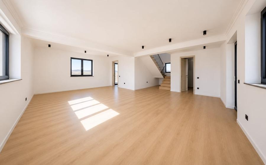 Casa noua 2025 in Cristian,teren 497mp, eficienta energetic