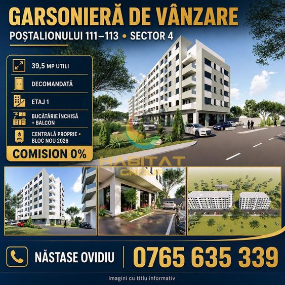 Vanzare Garsonieră Poștalionului Comision 0%