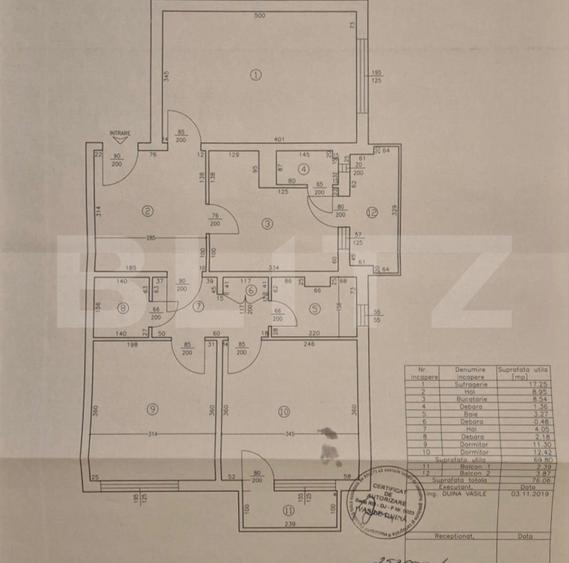Apartament 3 camere decomandat, zona Centrala Ramada