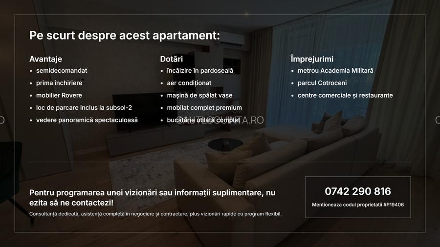 Apartament 2 camere | Cotroceni | Design Premium | Parcare Subsol - 8