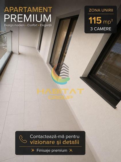 Complex NOU 2023 Langa Piata Unirii & Tineretului 3 Camere 112,8mp