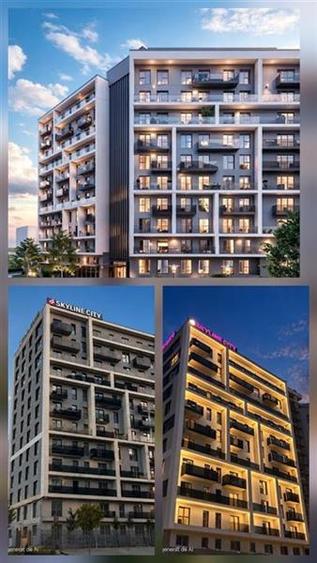 Apartament cu 2 camere et 2 la Skyline City amenajat cu parcare