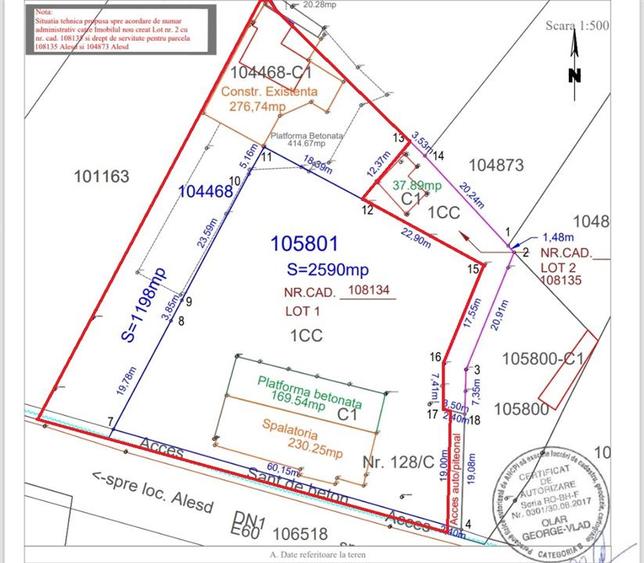 PROPRIETATE MULTIFUNCTIONALA | TEREN 3788 MP | SPALATORIE CAMIOANE + CASA |  DN1