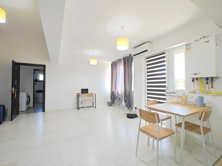 Apartament 2 camere, 53 mp, etaj 2, CT, geam baie, mobilat, Bucium, INTABULAT