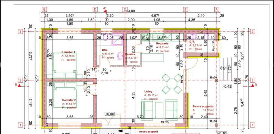 CASA NOUA LA ROSU I PE UN NIVEL I 73 MP I ALBA IULIA ZONA MICESTI I - 7