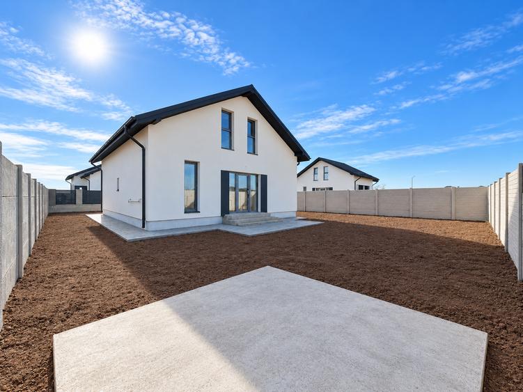 Casă de vânzare individuală nouă | 4 camere | Berceni | 406 | Asfalt | La cheie