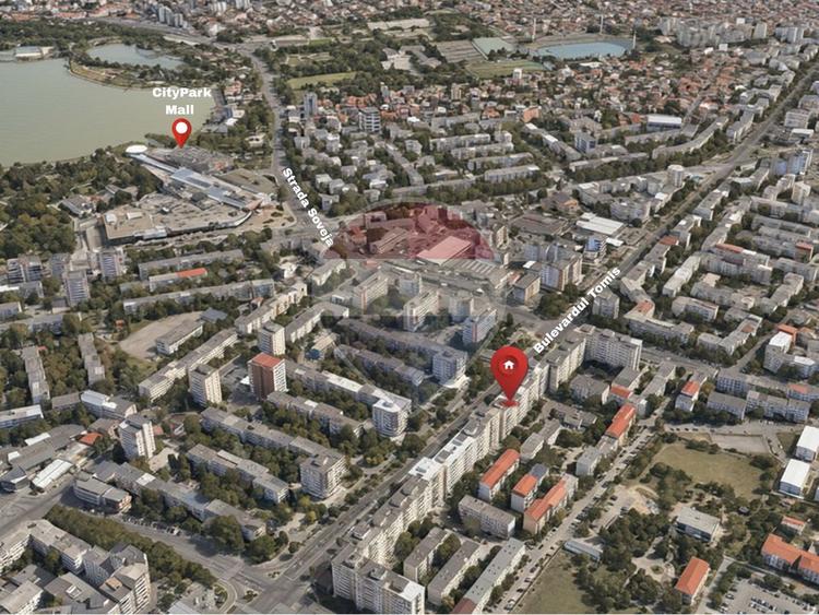 Apartament 2 Camere Decomandat | Zona Tomis III – City Park M