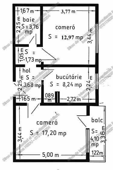 🙋Tomis NORD🔸2 Camere Decomandate 52,41m² Mobilat Utilat Centrala Parcare - 16