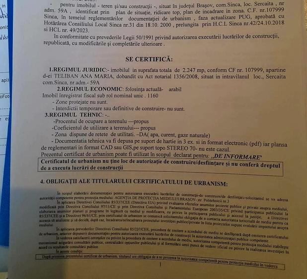 Oportunitate in Tara fagarasului/ Teren intravilan Sercaita 2247 mp
