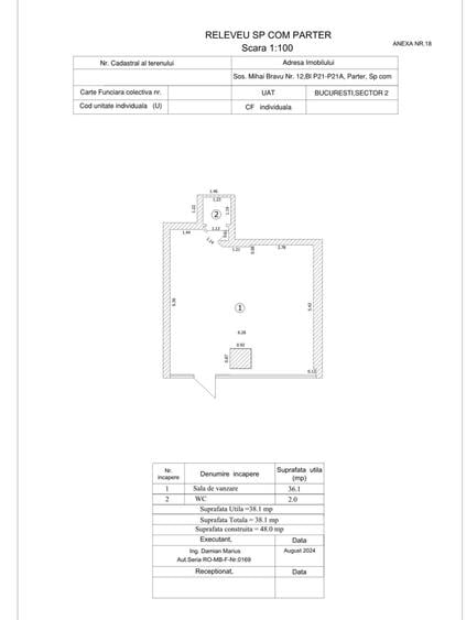 Spatiu Comercial de inchiriat BUCURESTI Sos. Mihai Bravu Nr. 12 Pret negociabil