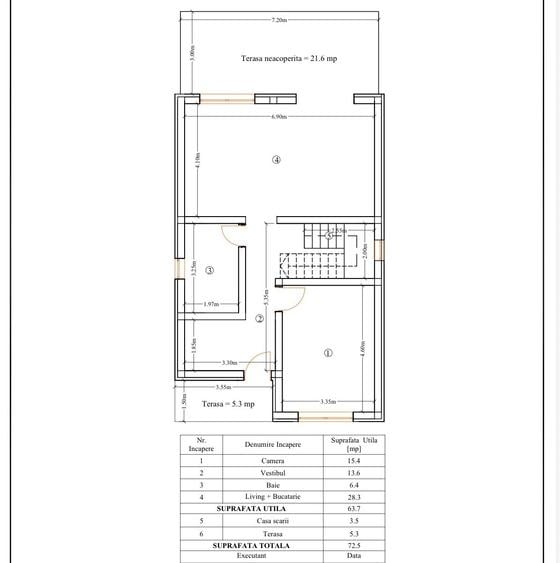 CASA INDIVIDUALA , VALEA ADANCA , 135MP UTILI , 430 MP TEREN