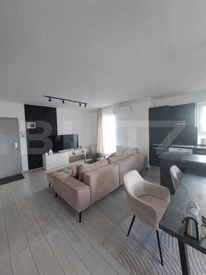 Apartament de lux, 2 camere, 60 mp, terase generoase, poziționat Sud-Avantgarden