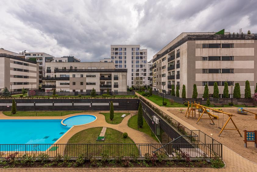 Apartament 3 camere cu vedere spre piscina, Baneasa Natura Residence