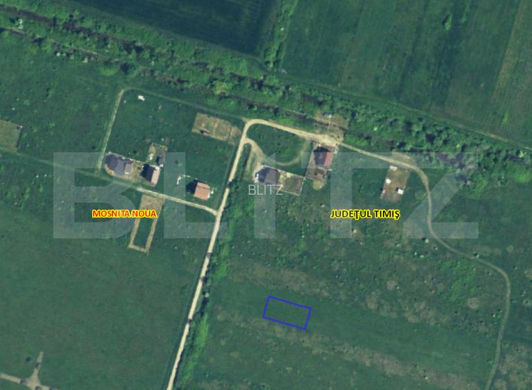 Teren intravilan Mosnita Noua  740mp Front 19m investitie zonă  în dezvoltare - 2