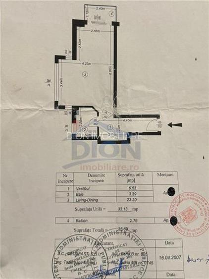 Garsoniera Dr Taberei, Valea Largă, centrala noua - 12