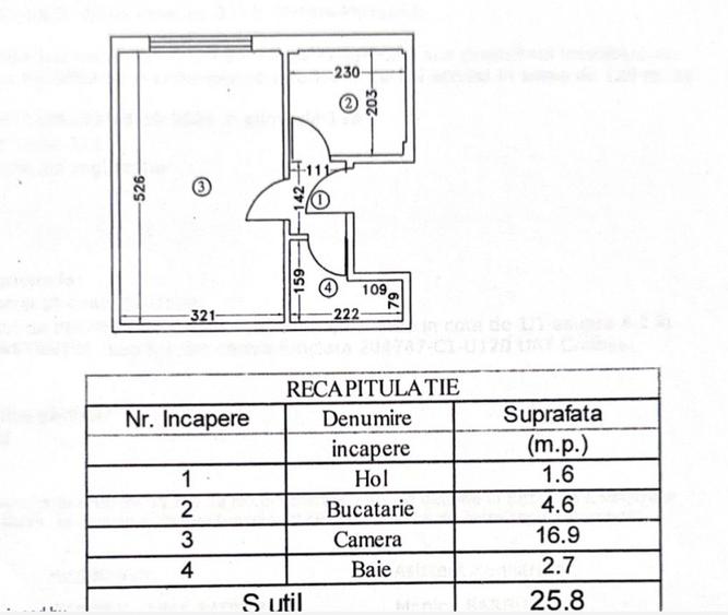 Garsoniera decomandata, Ultracentrala, zona Centrul Vechi