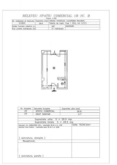 Spatiu comercial 29.5 mp situat in Mamaia Nord, la 50 m de plaja