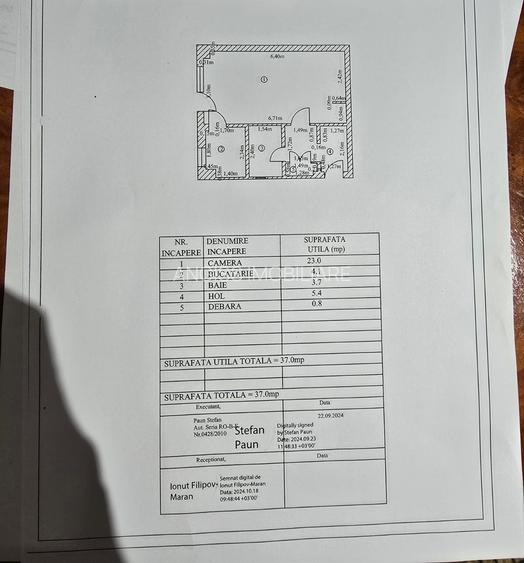 Apartament 2 camere GAVRILOV 48Mp PARTER - 5