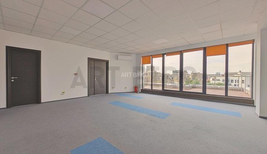 Zero comision, 107mp birou ultracentral Universitate, terasa, 10' [M] - 2